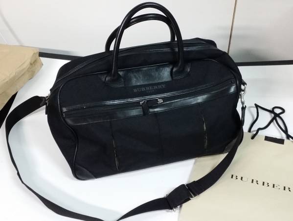 GOLF BURBERRY ボストンバッグ 美品BURBERRY シャドーチェック 2WAY