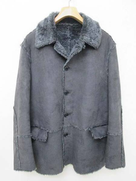 カルバンクライン ck フェイク ムートン ジャケット コート M Calvin 
