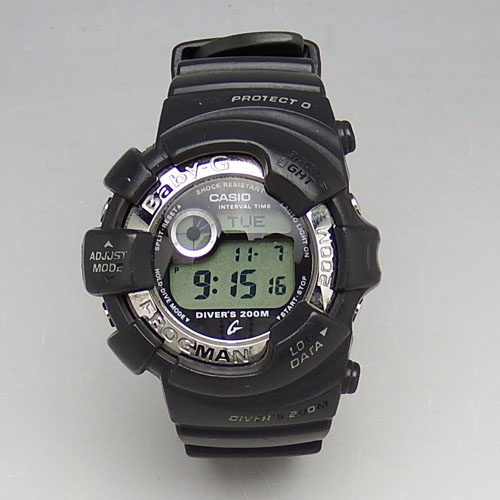 CASIO baby-G FROGMAN BGW-100-1 ブラック フロッグマン ベビーG