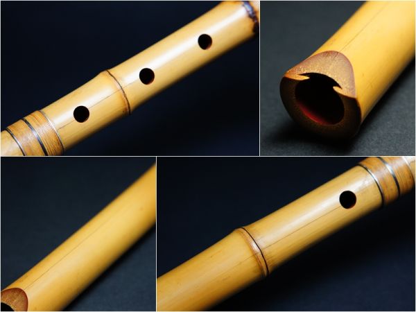 桜』井上翠光 古い尺八 和楽器 在銘 翠光 Yahoo!オークション -「翠」(