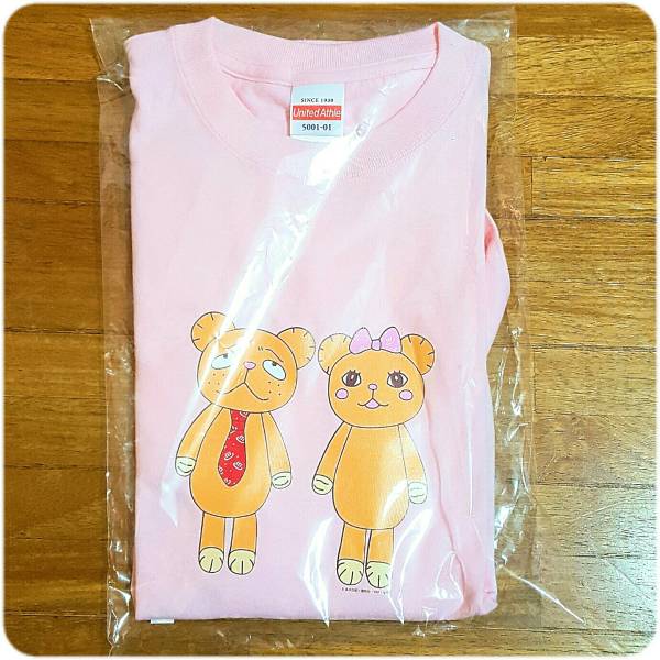 【ちはやふる】ダディベア&マミーベア限定Tシャツ*あわら*希少品*レア*新品*S ご覧頂きましてありがとうございます★