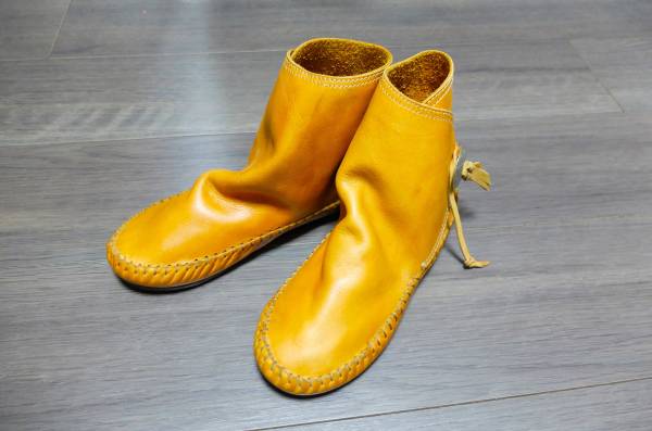 本革レザー　フリンジ　インディアンハンドメイド　