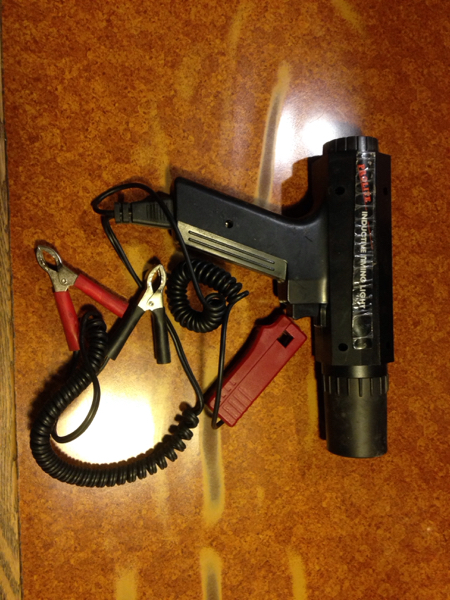 タイミングライト 点火時期調整 バッテリー駆動 実働品_1