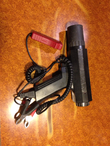 タイミングライト 点火時期調整 バッテリー駆動 実働品_2