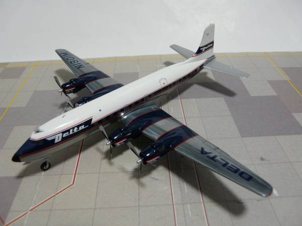 1⁄200 ヘルパ 1/200 デルタ航空 DELTA AIRLINES DC－6 B747-400