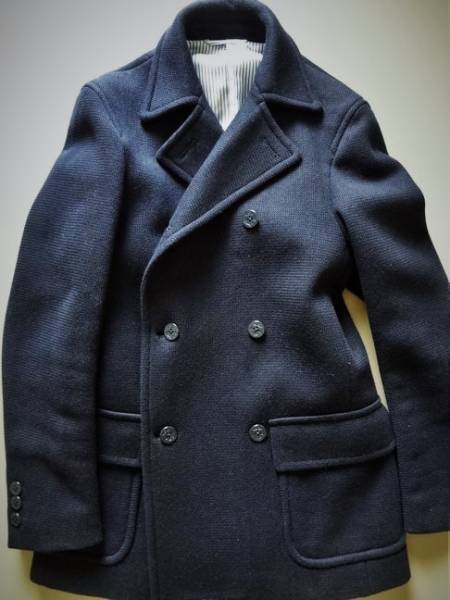 ARBRE アルブル ビーチクロス Pコート 3 日本製 美品 anatomica sugar cane calee barns resolute ブラウンズビーチ ベスト ジャケット