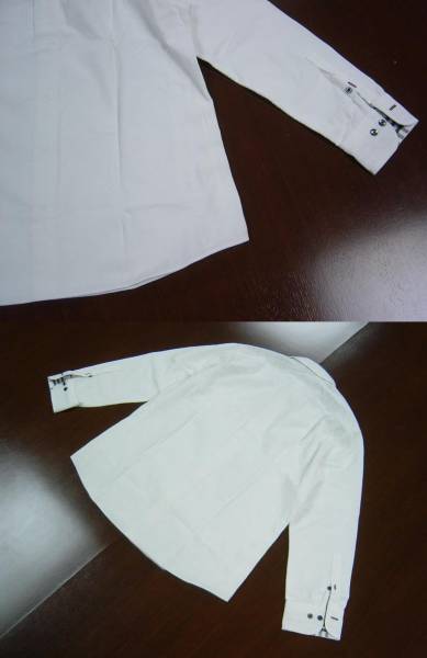 BURBERRY BLACK LABELバーバリーブラックレーベルコーデュロイ長袖シャツ/白/サイズ２