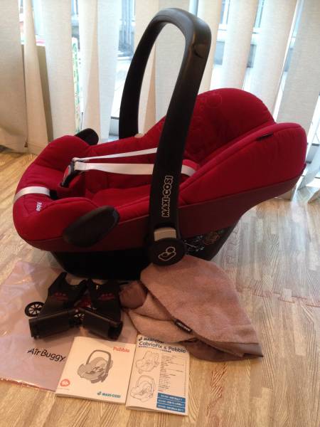 マキシコシ　ペブル　★エアバギーアダプター&サマーカバー付★