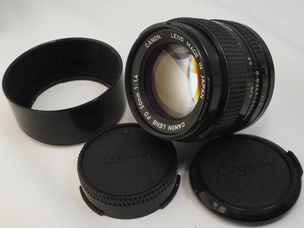 ★ Canon New FD 50 f1.4 フード付 ★