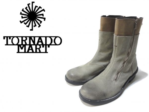 定価4.5万 新品▼トルネードマート TORNADO MART▼日本製 スエードレザーブーツ(S)