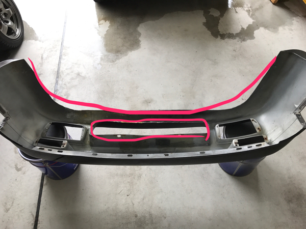 希少 s13シルビア 純正オプションフロントバンパー