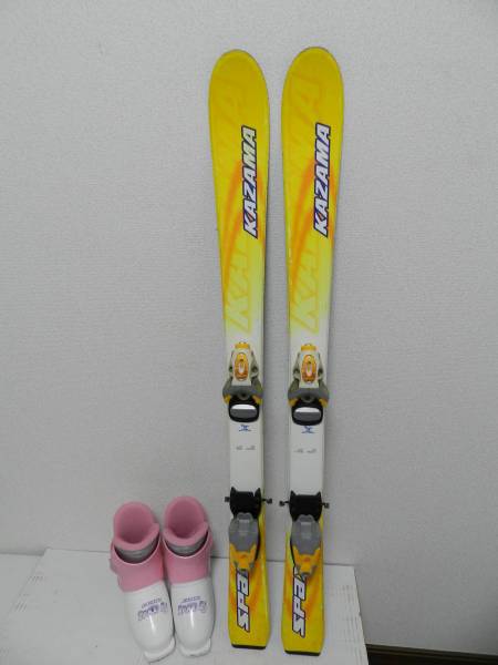 ★カザマ子供用カービング110cm ブーツ19ｃｍ★セット