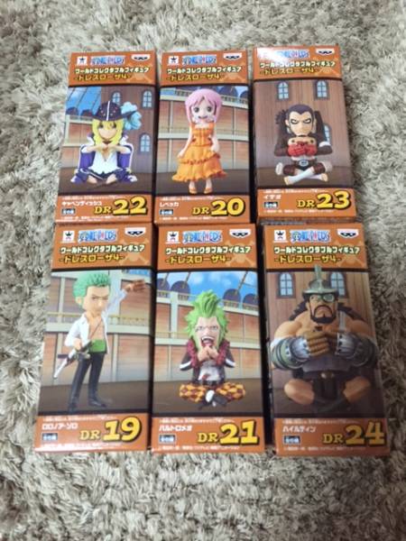 ☆ワンピースワールドコレクタブルフィギュアードレスローザ4－全6種