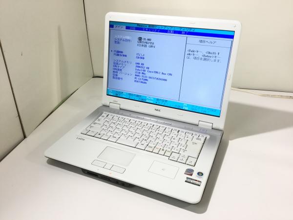 ジャンク!NEC PC-LL750MG○Core2Duo T8100 2.1G 2G