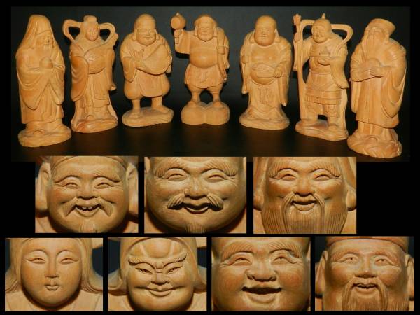 専用柘植細工彫り 一刀彫り『七福神』7体セット 荒彫り黄楊木縁起物総重4.8kg 七福神 Yahoo!オークション 価格.com 安い商品を通販サイトから探す