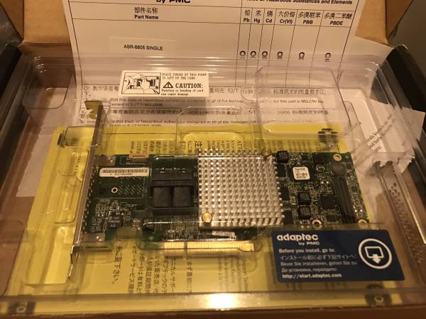 adaptec ASR-8805 SINGLE＋ケーブル(カード)｜売買されたオークション情報、yahooの商品情報をアーカイブ公開 ...