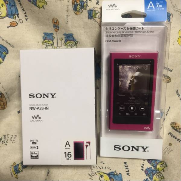 新品未開封 SONY NW-A35HN PM ボルドーピンク 16GB ハイレゾ ウォークマン ノイズキャンセリング機能イヤホン付
