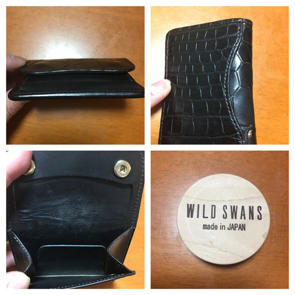 WILDSWANS クロコダイル タング 小銭入れコインケース