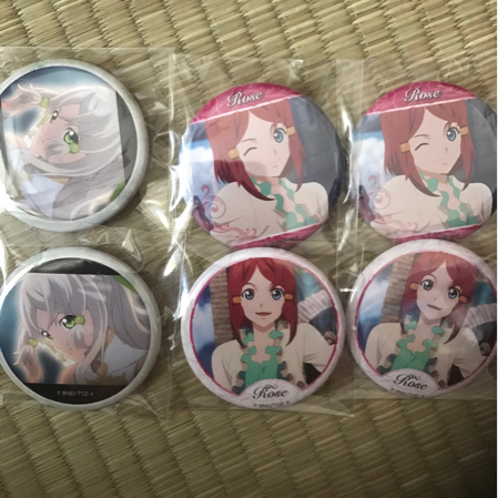 テイルズオブゼスティリア トレーディング缶バッジ ロゼ 6個_1