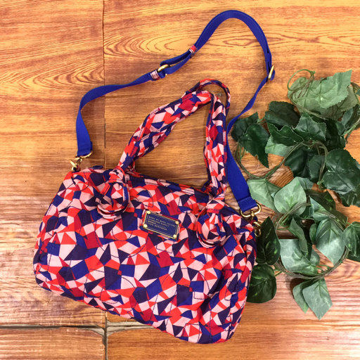 マークバイマークジェイコブス 総柄 2WAY ナイロン ショルダーバッグ 鞄 かばん