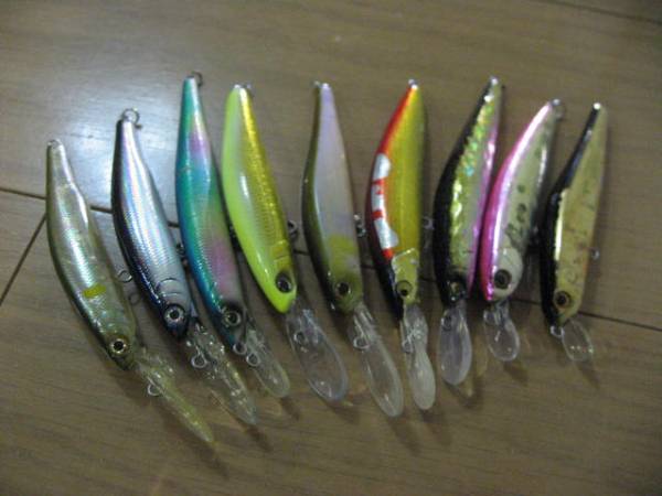 SAURUS　ザウルス　ジップベイツ　バスデイ　　イトウクラフト　９本セット　トラウト　サクラマス　送料無料　値下げ最終出品_2