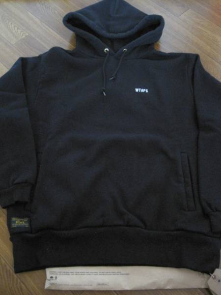 新品 WTAPS 16AW SPOT DESIGN HOODED 03 パーカー M 黒 クロスボーン 