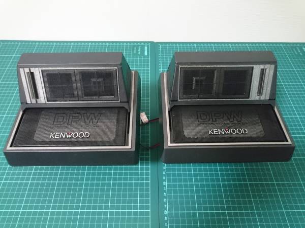 当時物 ケンウッド KENWOOD イルミ スピーカー KFC-2007 完動品 GX71