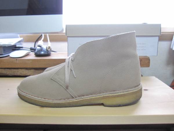 クラークス　デザートブーツ　サンドベージュ　US8　美品　