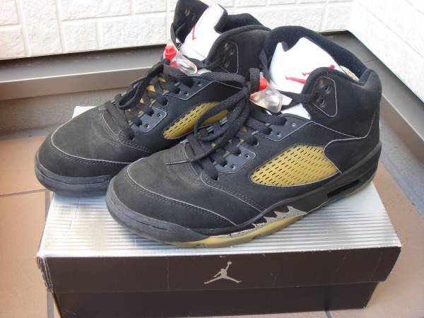 NIKE AIR JORDAN5 ブラック 27.5cm 1999年復刻版 中古 着用少ない 程度良好 箱付き ナイキ エアジョーダン