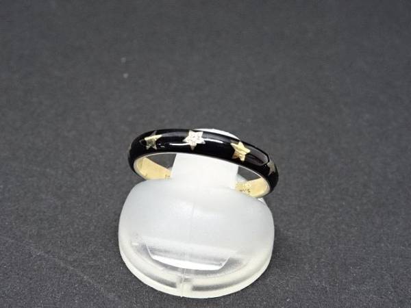 【STAR JEWELRY】スタージュエリー　星・ダイヤ　K18　リング