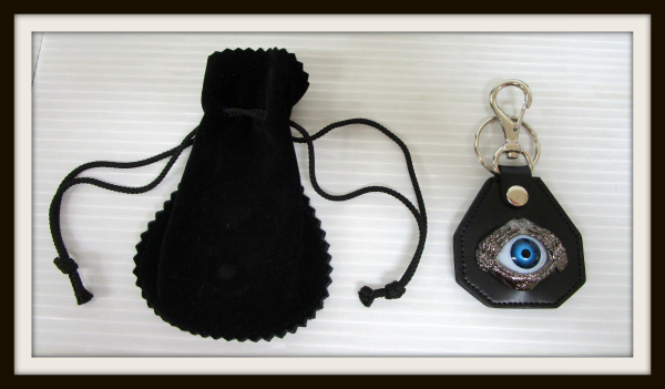 極美品X hide 目玉キーホルダー HIDE レザー目玉キーホルダー
