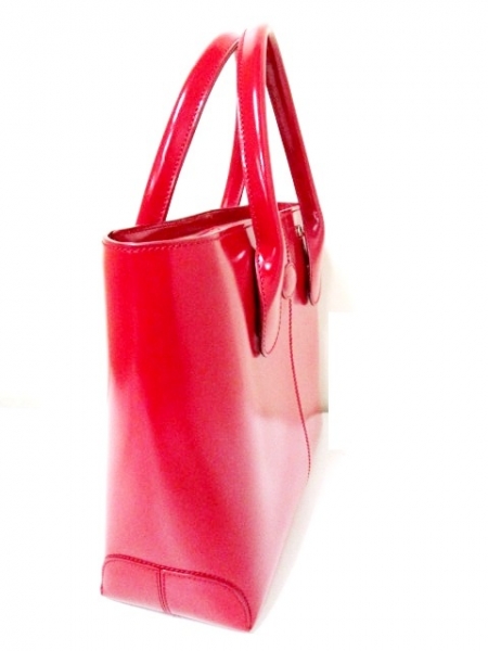 トッズ ハンドバッグ レッド レザー TOD'S
