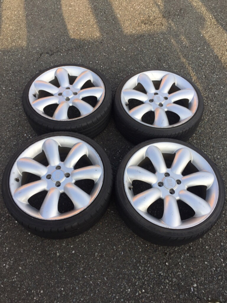 RH NAQ マキシライト 18×7.5J＋48 アクア デミオ スイフト etc 