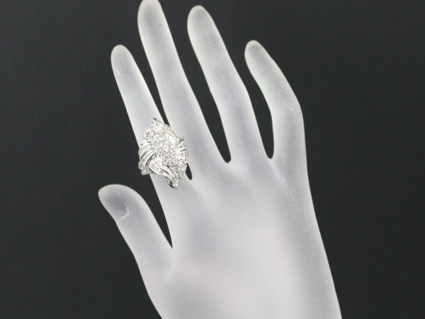 ダイヤモンド PT ダイヤモンド リング 3.00CT リング 3.00ct(total) SI 