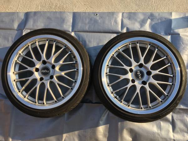 HINODEX ヒノデックス 17インチ8j+40 2本 114.3 5穴 ドリフト ドリケツ ケツ履き_1