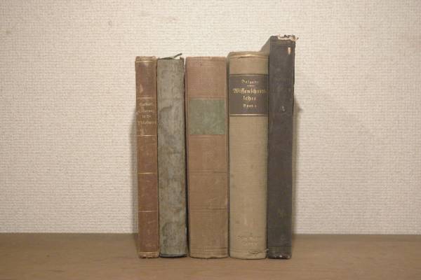 ドイツ語の古本 5冊◇クロス装/19世紀◇アンティーク/ディスプレイ