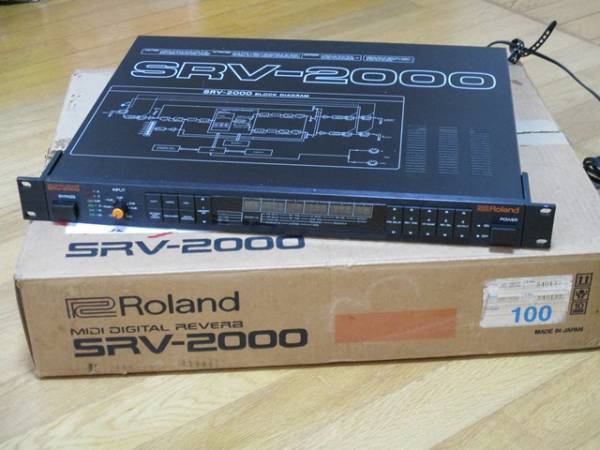 ☆ Roland SRV2000 / Degital Reverblator ☆ Roland SRV-2000 MIDI