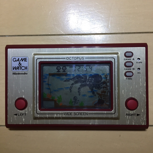 ゲームウォッチ オクトパス