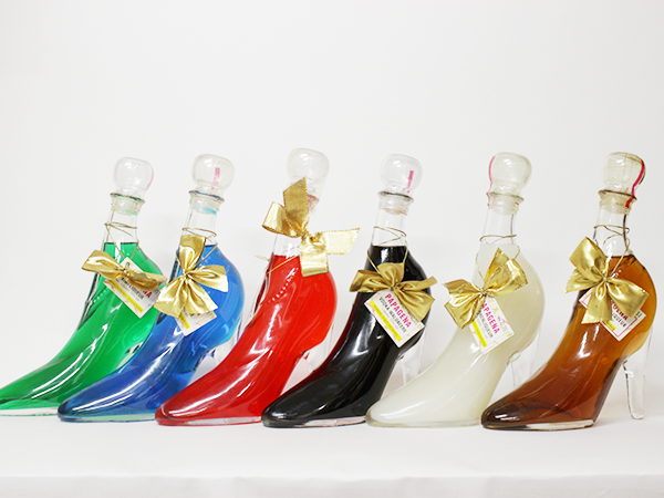 ☆シンデレラシュー ハイヒール型 リキュール *6本セット アルコール度