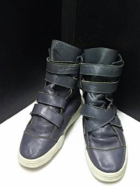 最値定5万!名作!ダイエットブッチャー高級レザーベロクロスニーカー