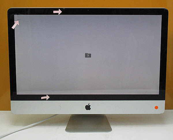 iMac 27インチ　2011 使えるジャンク J○Apple iMac (27-inch， Mid 2011) 中古 現状渡し ⁄ 画面割れ（大