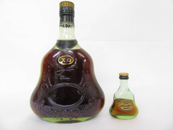 古酒【JA'sHennessyジャズヘネシー/XO】旧ボトル/金キャップ/おまけ