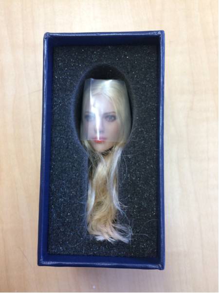 1/6フィギュア ヘッドKIMI TOYSファイセン対応/白人美人KT004