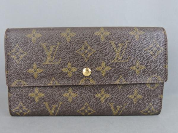正規品 ルイヴィトン モノグラムライン 財布 長財布 小銭入れ