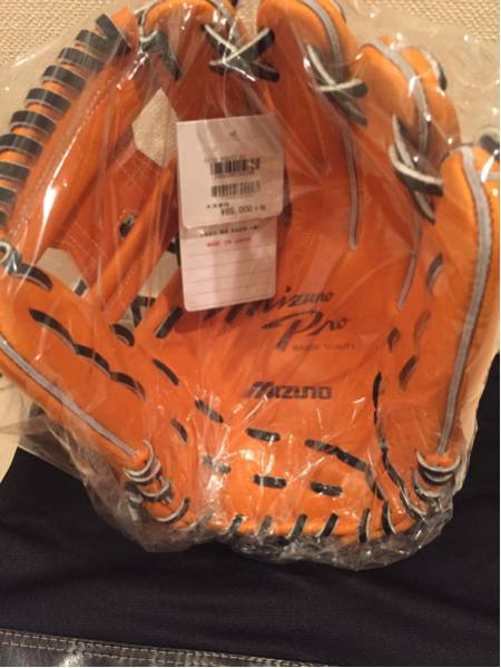ミズノプロ 日本製 波賀クラフティッド同様レザー 硬式内野手 新品未