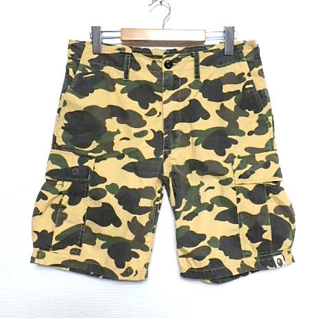 90s A Bathing Ape 初期 タイガーカモ ショートパンツ サイズS 90s A