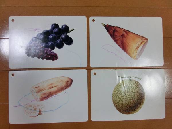 KUMON　公文　くだものやさいカード1集　知育玩具　フラッシュカード_2