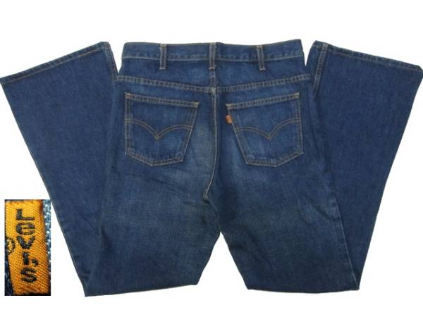 リーバイス LEVIS 646 W33 （約86㎝） 米国製 USA 色濃い目 フレア 