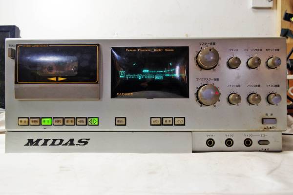 ジャンク☆DATA-MAX ステレオミキシングアンプカラオケシステム MIDAS