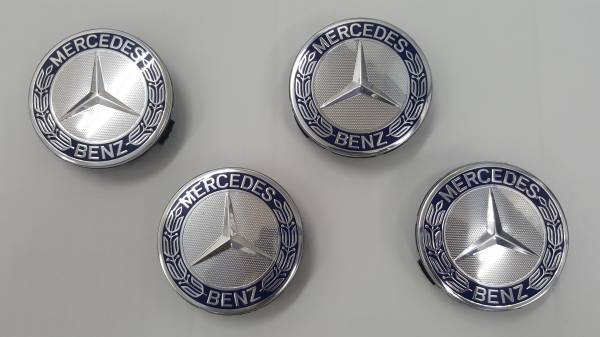 ベンツ　GLE350d 新車外しホイール キャップ 1台分 4個セット　濃青 　紺 　ネイビー　 ブルー　74ｍｍ　A 171 400 00 25 MERCEDES-BENZ